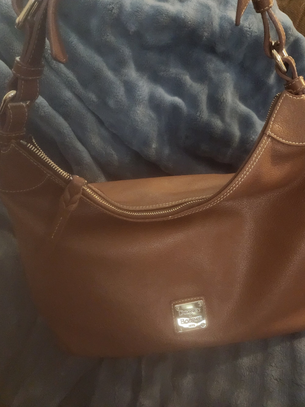Dooney & Bourke Brown Leather Hobo Bag